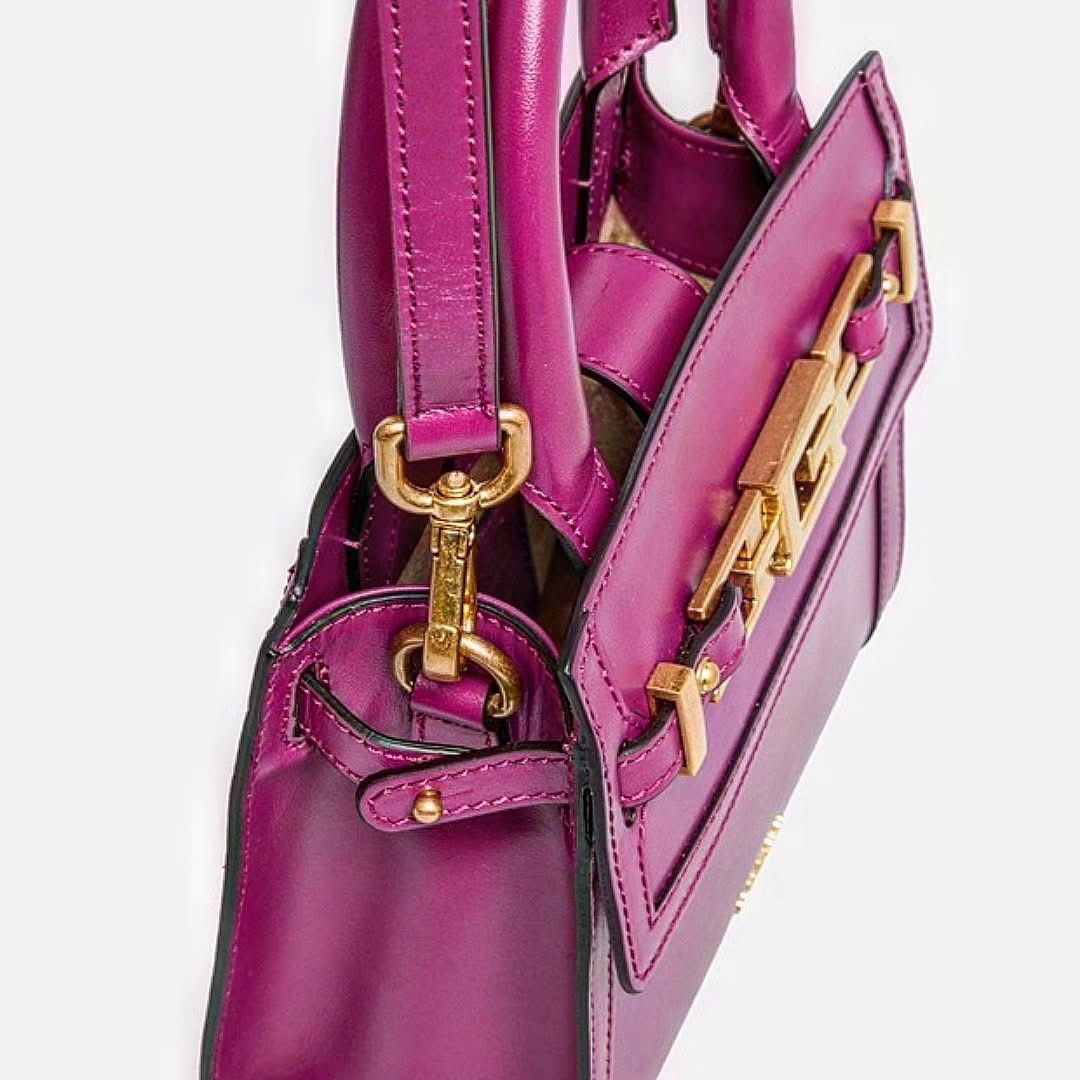 Mini Bolsa GUESS Cristina Echtes Leder COURO LEGÍTIMO