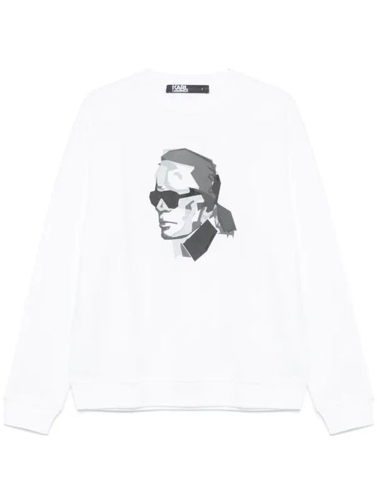 KARL LAGERFELD moletom com logotipo em relevo