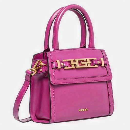 Mini Bolsa GUESS Cristina Echtes Leder COURO LEGÍTIMO